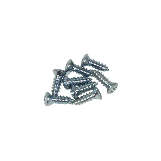 Corvette Headlight Bezel Screws, 8 Piece Set 63L, 1963