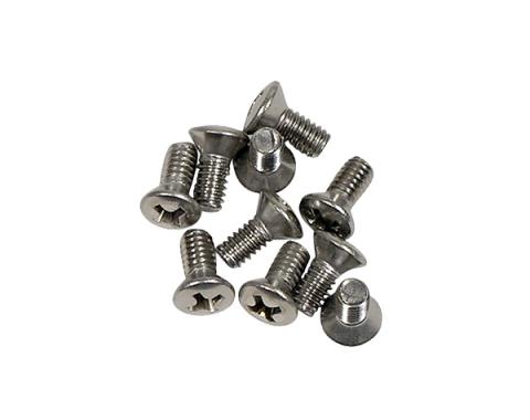 Redline Restomotive® 1956-1962 Chevrolet Corvette Soft / Convertible Top Header Bow End Cap Retainer Screws