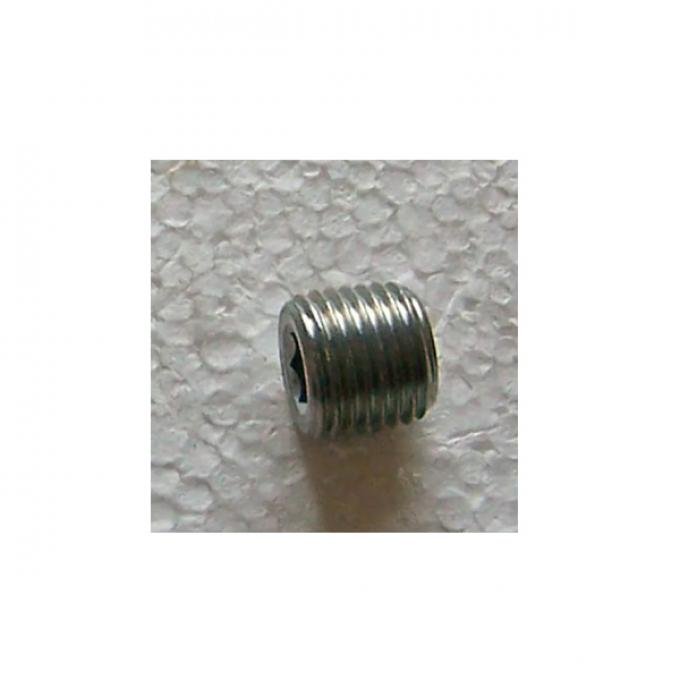 Corvette Cam Plug, Rear Block Sq Hole, 1963-1967