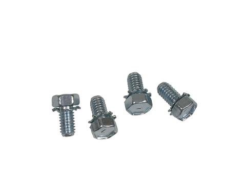 Corvette Wheel Cylinder Screws, Rear 4 Piece Set, 1956-1964