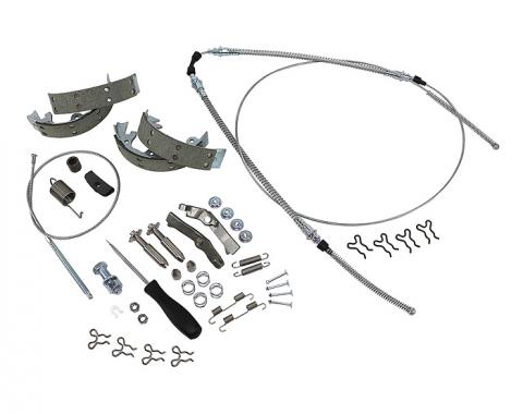 Corvette Parking Brake Kit, Master, With Original Equipment Shoes, 1967-1982