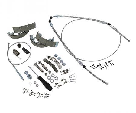 Corvette Parking Brake Kit, Master, With Original Equipment Shoes, 1967-1982