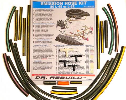 Corvette Emission Hose Kit, 1981 4 Speed