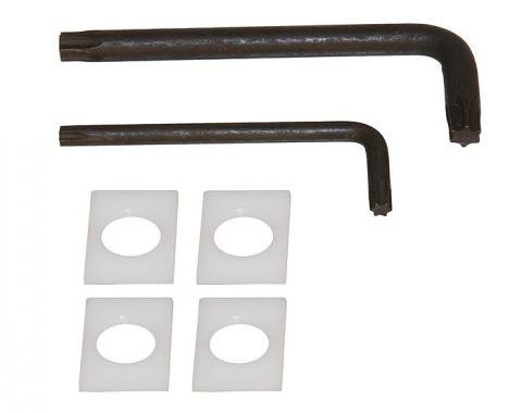 Corvette Seat Track Repair Shim Kit, 1997-2004