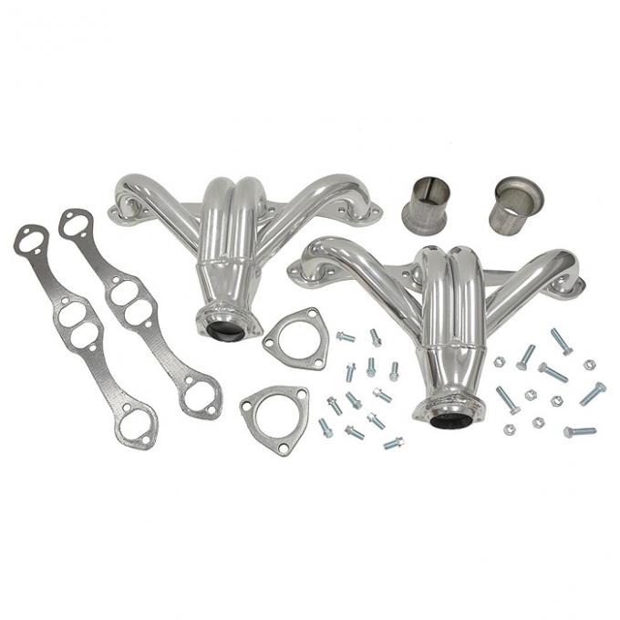 Corvette Tight Tuck Headers, 283/327/350, Ceramic Coated, 1956-1982