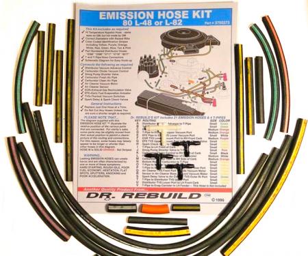 Corvette Emission Hose Kit, 1981 4 Speed