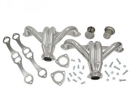 Corvette Tight Tuck Headers, 283/327/350, Ceramic Coated, 1956-1982