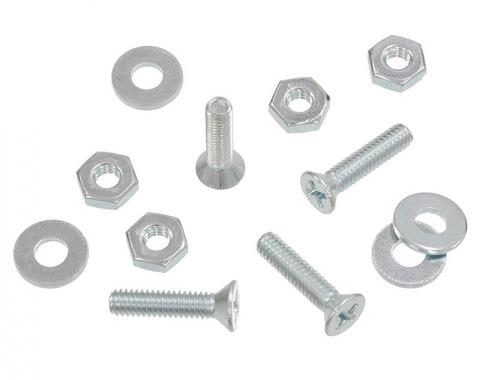 Corvette Body Lock Pillar Weatherstrip Screw Set, Late 1969-1975