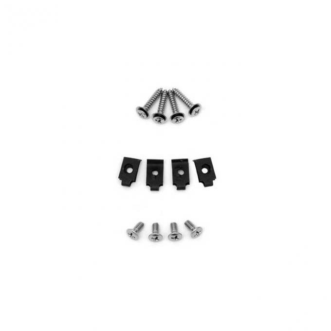 Corvette Headlight Bezel Mount Screw Kit, 1968-1982