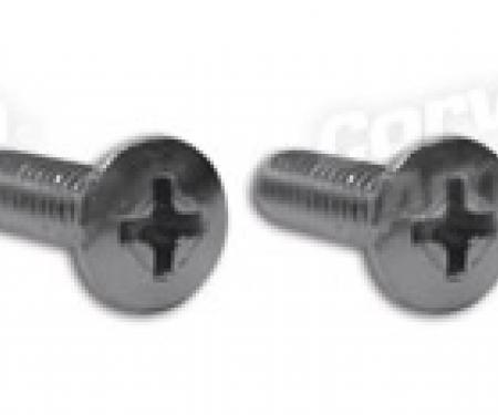 Corvette Sunvisor Screws, 4 Piece Set, 1959-1967