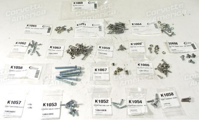 Corvette Interior Screw Kit, 1958-1960