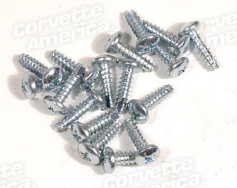 Corvette Fiberglass Trunk Panel Screws, 1956-1960