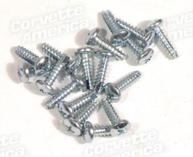 Corvette Fiberglass Trunk Panel Screws, 1956-1960