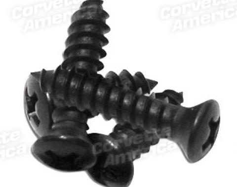 Corvette Windshield Header Panel Screws, 4 Piece, 1984-1996