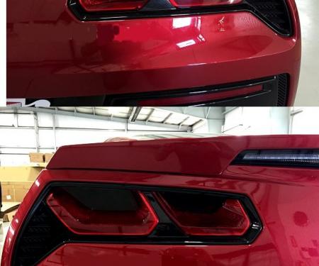 Corvette Stingray/Z06/Grand Sport 2014-2019 4-Piece Acrylic Full Separate Tail Light Blackout Cover Set