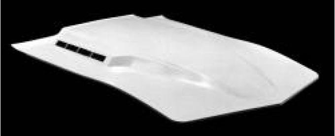 ACI Fiberglass 1968-1976 Chevrolet Corvette Daytona Hood, Hi Rise QHF040