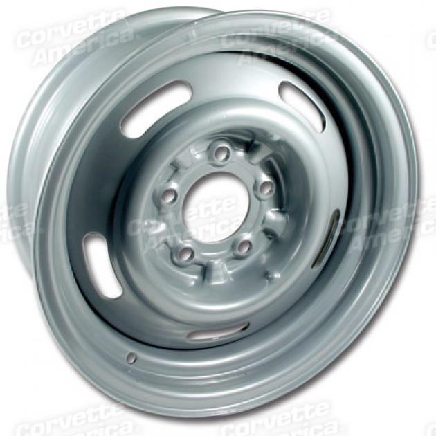 Corvette Rallye Wheel 15X6 Silver 1967