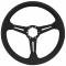 Auto Pro USA VSW Steering Wheel S6 Sport Suede ST3584BLK