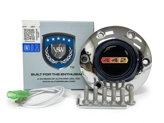 Auto Pro USA VSW Steering Wheel S6 Horn Button STE1068CHR