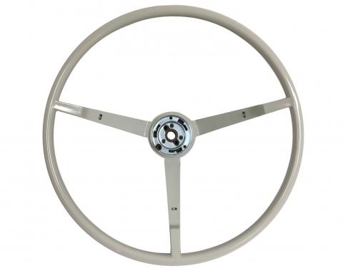 Auto Pro USA 1964 Ford Mustang VSW Steering Wheel OE Series, White, For 1964.5 Ford Mustang ST3033WHT