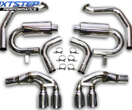 Auto Pro USA 1997-2004 Chevrolet Corvette NXT Step Performance Exhaust System, 3.5 in. Double Wall Design, 50 State Legal / California Emissions Compliant EX1002