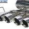 Auto Pro USA 2005-2008 Chevrolet Corvette NXT Step Performance Exhaust System, Axle Back, 4 in. Double Wall Design EX3033