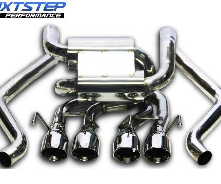 Auto Pro USA 2005-2008 Chevrolet Corvette NXT Step Performance Exhaust System, Axle Back, 4 in. Double Wall Design EX3033