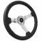 Auto Pro USA VSW Steering Wheel S6 Sport Leather ST3112BLK