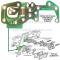 Lectric Limited 1978-1982 Chevrolet Corvette Printed Circuit Board: Speedometer and Tachometer 25023577