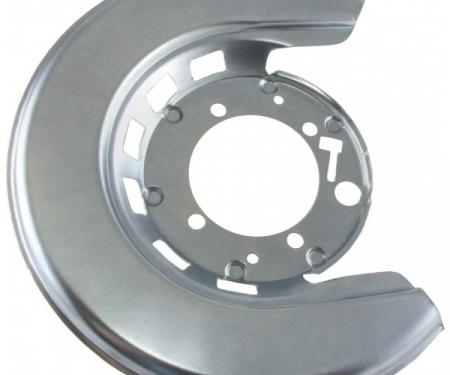 Corvette Brake Caliper Shield, Left, Rear, 1965-1975