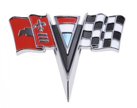 Corvette Emblem, Nose, 1963-1964