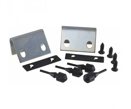 Corvette Rear Compartment Door Striker Kit, 1979-1982