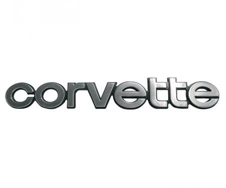 Corvette Rear Bumper Emblem, 1980-1982