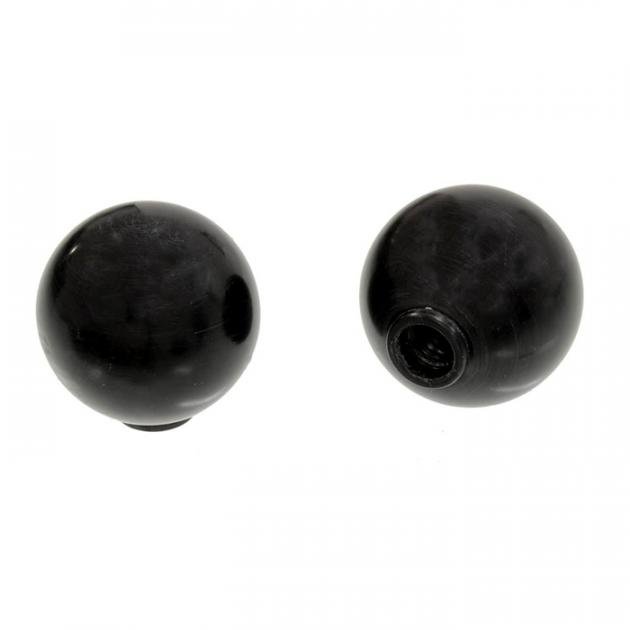 Corvette Door Ball, Inside Opening, Black, 1963 Motor City Vettes