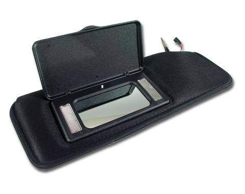Corvette Sunvisor, With Lighted Mirror, Right, 1984-1996