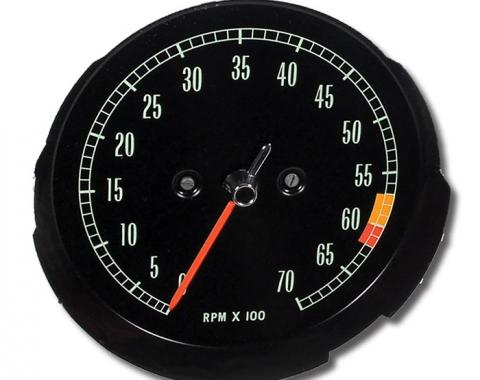 Corvette Tachometer, 6000 RPM, 1965-1967
