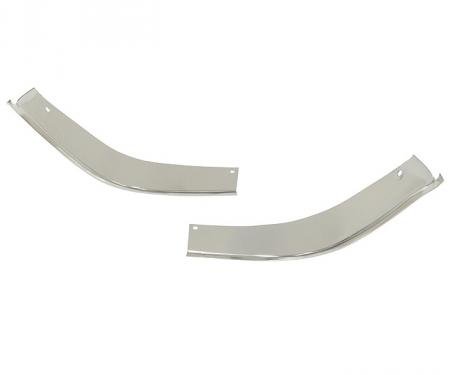 Corvette Grille Corner Moldings, Lower, 1963-1964