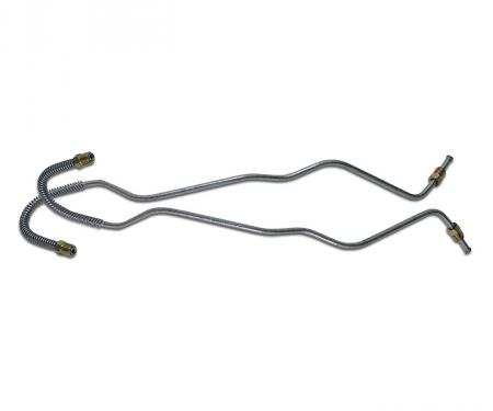 69 - 82 All Cars, w/o Armor - Rear Axle Brake Lines, 2 Pcs.