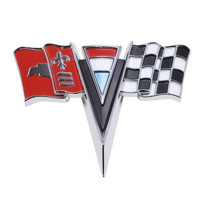 Corvette Emblem, Nose, 1963-1964