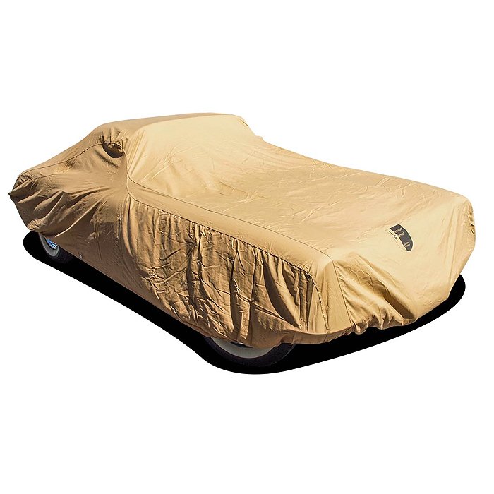 Corvette Car Cover, Premium Flannel, Tan, 1953-1962 Motor City Vettes