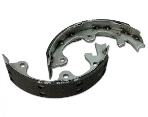 Corvette Park Brake Shoes, 4 Piece Set Stainless, 1965-1982