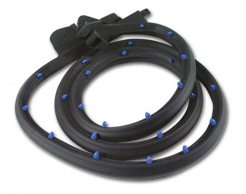 Corvette Door Main Weatherstrip USA, Left, 1984-1989
