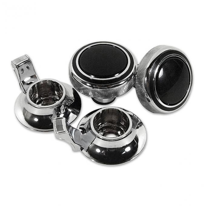 Camaro Radio Knob Set, For Cars With Stereo Radio, 1969-1970