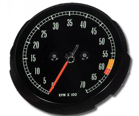 Corvette Tachometer, 6000 RPM, 1965-1967