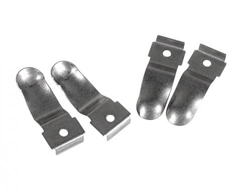 Corvette Shift Console Trim Retainer Clip, 4 Piece, 1968