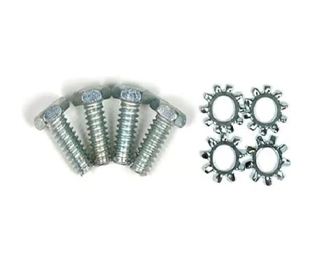 Redline Restomotive® 1968-1982 Chevrolet Corvette Headlight Vacuum & Wiper Door Actuator Relay Screw Set