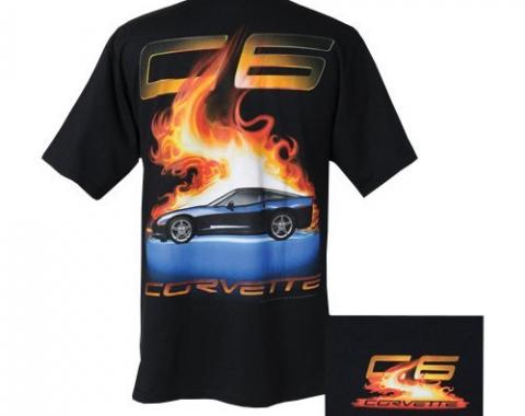 Corvette Shirt, C6 Flame