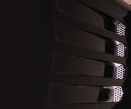 American Car Craft 1991-1994 C4 Corvette - Side Vent Grilles Perforated 2Pc, Polished Finish 022003