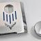 American Car Craft 2014-2019 C7 Corvette Master Cylinder Cover Automatic Polished Stainless with Brushed Ribbed Top Plate Corvette Flag Style, Choose Color 053123