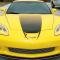 American Car Craft 2006-2013 Z06/GS/ZR1/C6 Corvette - Perforated Hood Vent Grilles, Polished Stainless Steel 042056